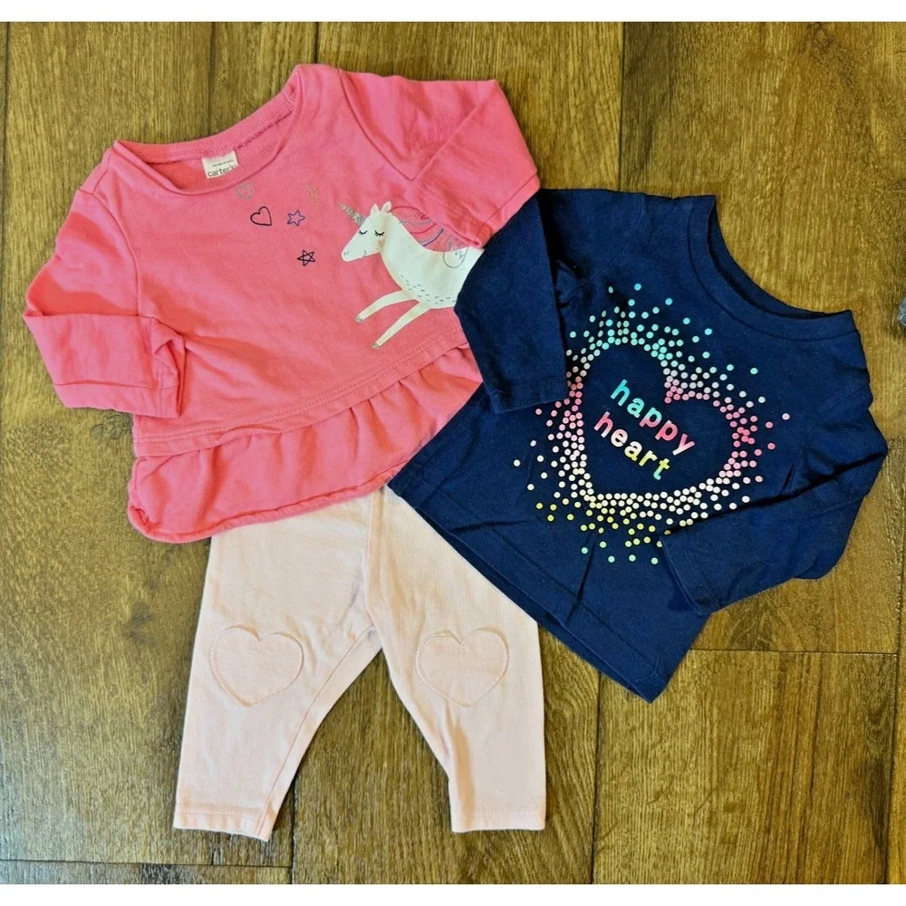 Baby Girl Outfits 6 Months Pants Shirts Bodysuits Mix Match Lot Winter‎ Clothes